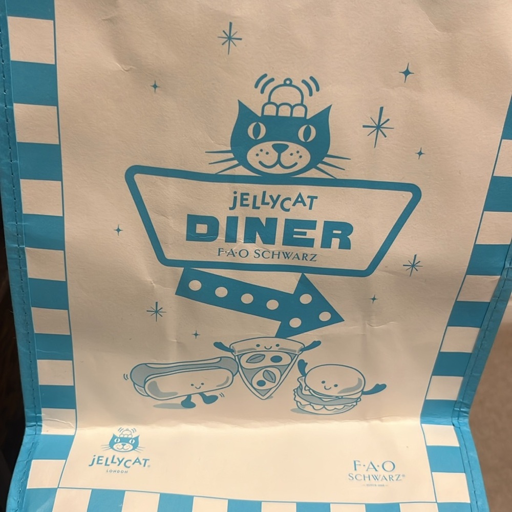 Jellycat Diner Tote Brand new Bang! New York Only! From FAO Schwarz Hard to get - Picture 2 of 5